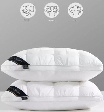 Pink Luxury Adjustable Bed Pillow Set (2-Pack) - Hotel Quality Down Alternative for Ultimate Neck Support & Comfort - Mekamart Australia