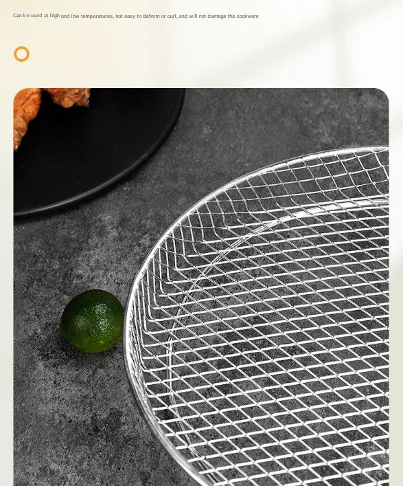 Silver 3-Pack Stackable Air fryer Racks - Food Grade Stainless Steel Multi-Layer Dehydrator & Crisper Tray Accessory - Mekamart Australia