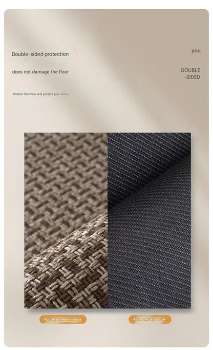 Absorbent & Dirt-Resistant Woven Kitchen Mat - Non-Slip Runner Rug for Home(Style Woven Red) - Mekamart Australia