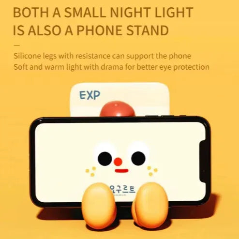 Adorable Milk Carton LED Night Light - USB Rechargeable Silicone Lamp with Tap Control, Timer & 3 Brightness Levels - Mekamart Australia