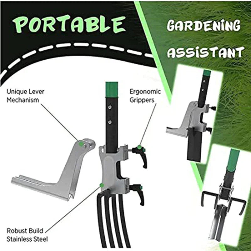 Premium Stand-Up Weeder Tool - Ergonomic Garden Assistant for Effortless Weed Removal - Mekamart Australia