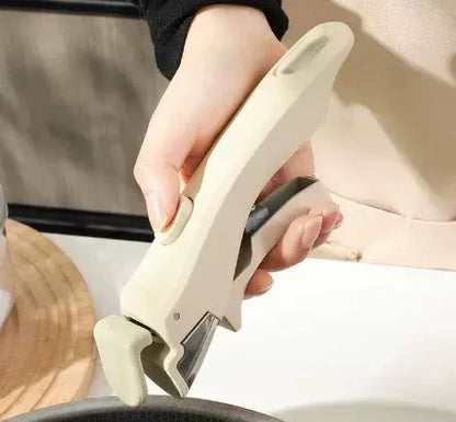 White Universal Detachable Pot Handle - Anti-Scald Handle Accessory for Milk Pots & Woks, General Purpose - Mekamart Australia