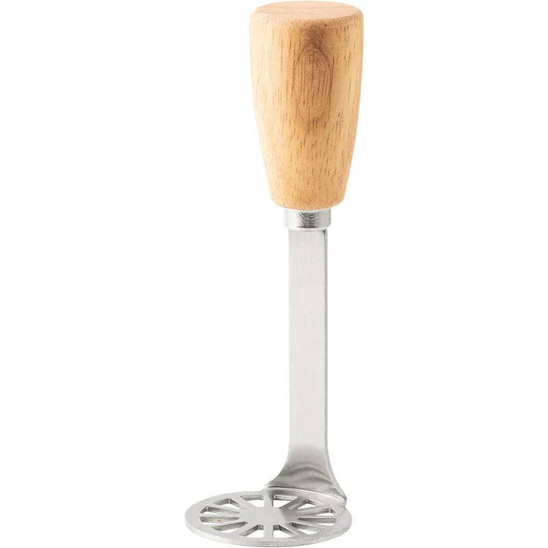 2-Pack Standable Stainless Steel Potato Masher - Heavy-Duty Kitchen Tool for Baby Food & Purees - Mekamart Australia