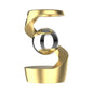 Golden gyroscope and silver beads Kinetic Levitating Desk Toy - Silent Spinning Floating Gyroscope for Stress Relief & Office Decor - Mekamart Australia