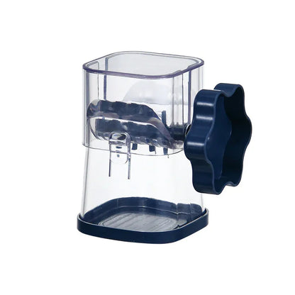 Navy blue Manual Nut & Chocolate Grinder - Effortless Peanut Walnut Chopper - Easy Clean Kitchen Tool - Mekamart Australia