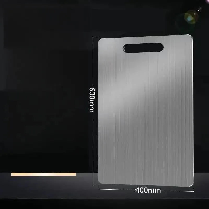 Dual-Sided Stainless Steel Chopping Board - Hygienic & Durable Kitchen Cutting Board for Meat, Veggies & More(40*60cm) - Mekamart Australia
