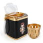 Black Kids Mini Electric Toy Washing Machine with Spin Dryer Basket - Pretend Play Appliance - Mekamart Australia