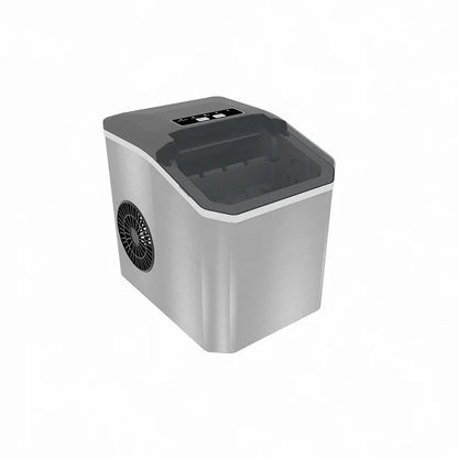 Stainless Steel Countertop Ice Maker 12kg/24h Portable Bullet Ice Machine with Self-Cleaning Function 1.3L Water Tank - Mekamart Australia