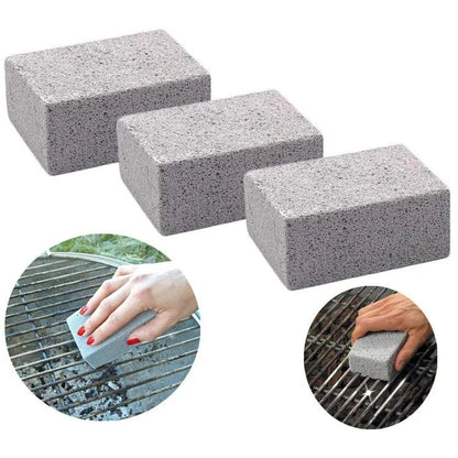 5 Pack Grill Cleaning Brick Pumice Stone BBQ Cleaner Block Heavy Duty Grease Remover for Griddle Stove and Kitchen Sink - Mekamart Australia