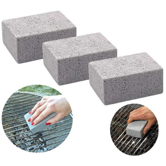 5 Pack Grill Cleaning Brick Pumice Stone BBQ Cleaner Block Heavy Duty Grease Remover for Griddle Stove and Kitchen Sink - Mekamart Australia