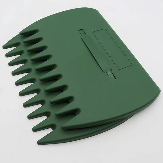 Pair of Horticultural Leaf Rake Hand Tools Set Large Plastic Claw Grabber Ideal for Collecting Yard Debris, Grass Clippings, and Scraps Army green - Mekamart Australia