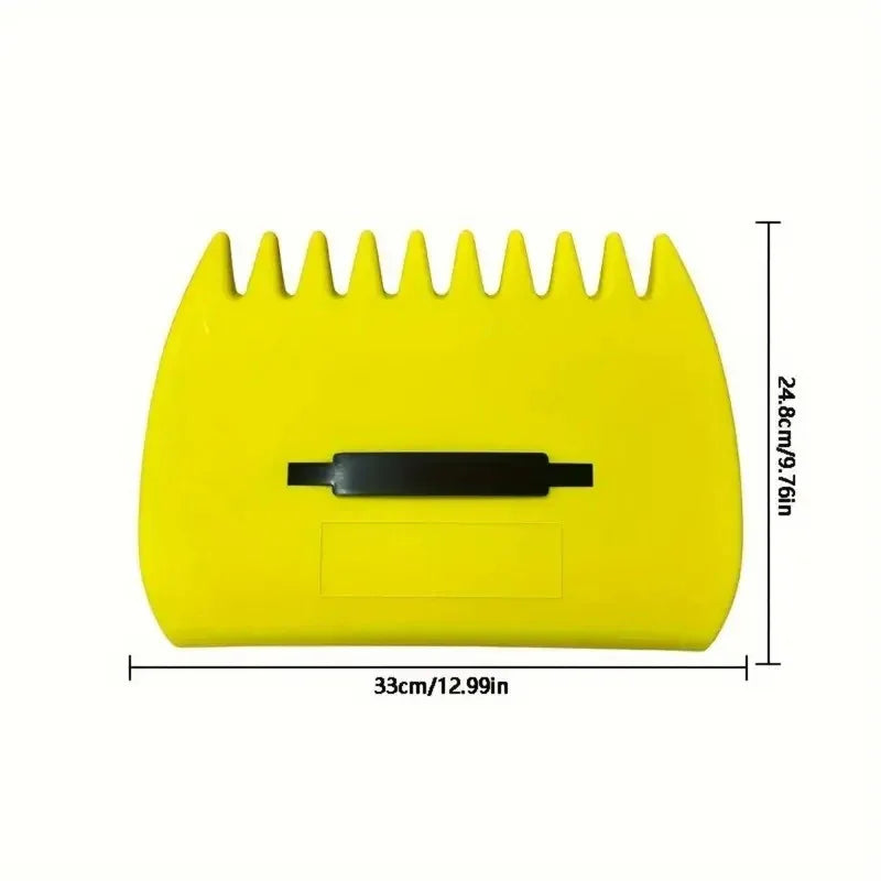 Pair of Horticultural Leaf Rake Hand Tools Set Large Plastic Claw Grabber Ideal for Collecting Yard Debris, Grass Clippings, and Scraps Light green - Mekamart Australia
