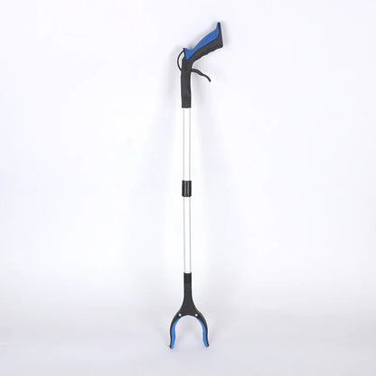 Orange and Black Handle Foldable Grabber Reacher Tool - 83cm Aluminium Litter Picker with Magnetic Tip - Lightweight Mobility Aid for Garden & Home Rubbish Cleanup - Mekamart Australia