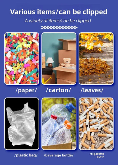 Orange and Black Handle Foldable Grabber Reacher Tool - 83cm Aluminium Litter Picker with Magnetic Tip - Lightweight Mobility Aid for Garden & Home Rubbish Cleanup - Mekamart Australia