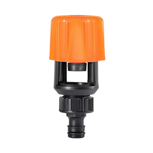 2-Pack Orange Universal Nipple Connector for Mixer Taps up to 3.3CM - Plastic Leak-Proof Hose Fitting, Kitchen & Garden Tap Adapter - Mekamart Australia