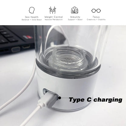 300ml H2 Hydrogen Water Bottle Alkaline Ionizer High compatibility AU - Mekamart Australia