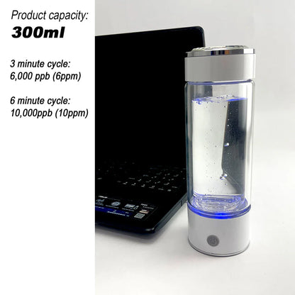 300ml H2 Hydrogen Water Bottle Alkaline Ionizer High compatibility AU - Mekamart Australia