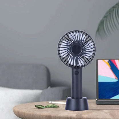 Mini USB Rechargeable Portable Fan with Table Stand - Mekamart Australia