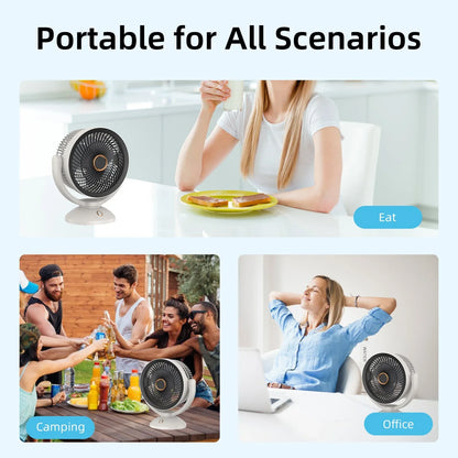 2000mAh RECHARGEABLE FAN - Mekamart Australia