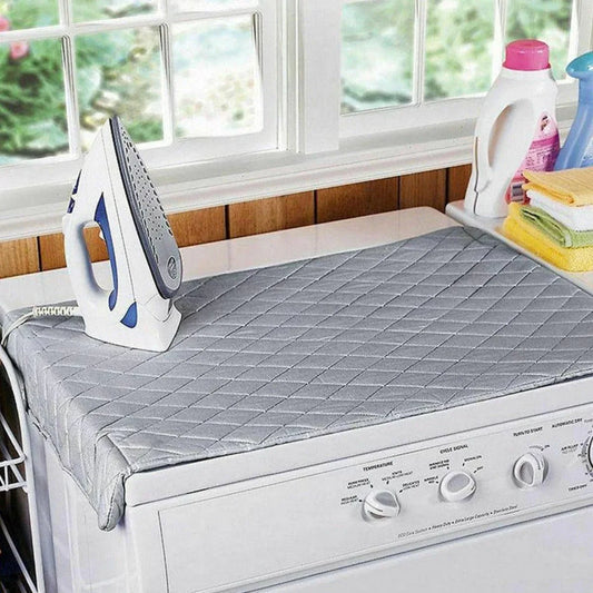 Iron Anywhere Portable & Foldable Ironing Mat with Heat Protecting Pressing Pad - Mekamart Australia