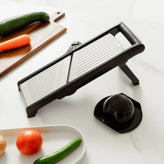 3 In 1 Mandolin Slicer Stainless Steel Blade Bowl Fit - Mekamart Australia