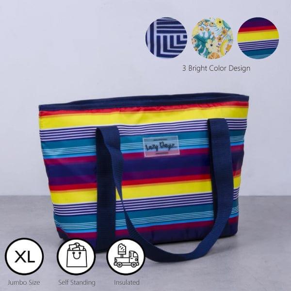6L Food Safe Insulated Jumbo Cooler Tote - Rainbow - Mekamart Australia