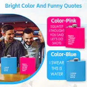 175ml Stainless Steel Hip Flask w Funny Quotes-Green - Mekamart Australia
