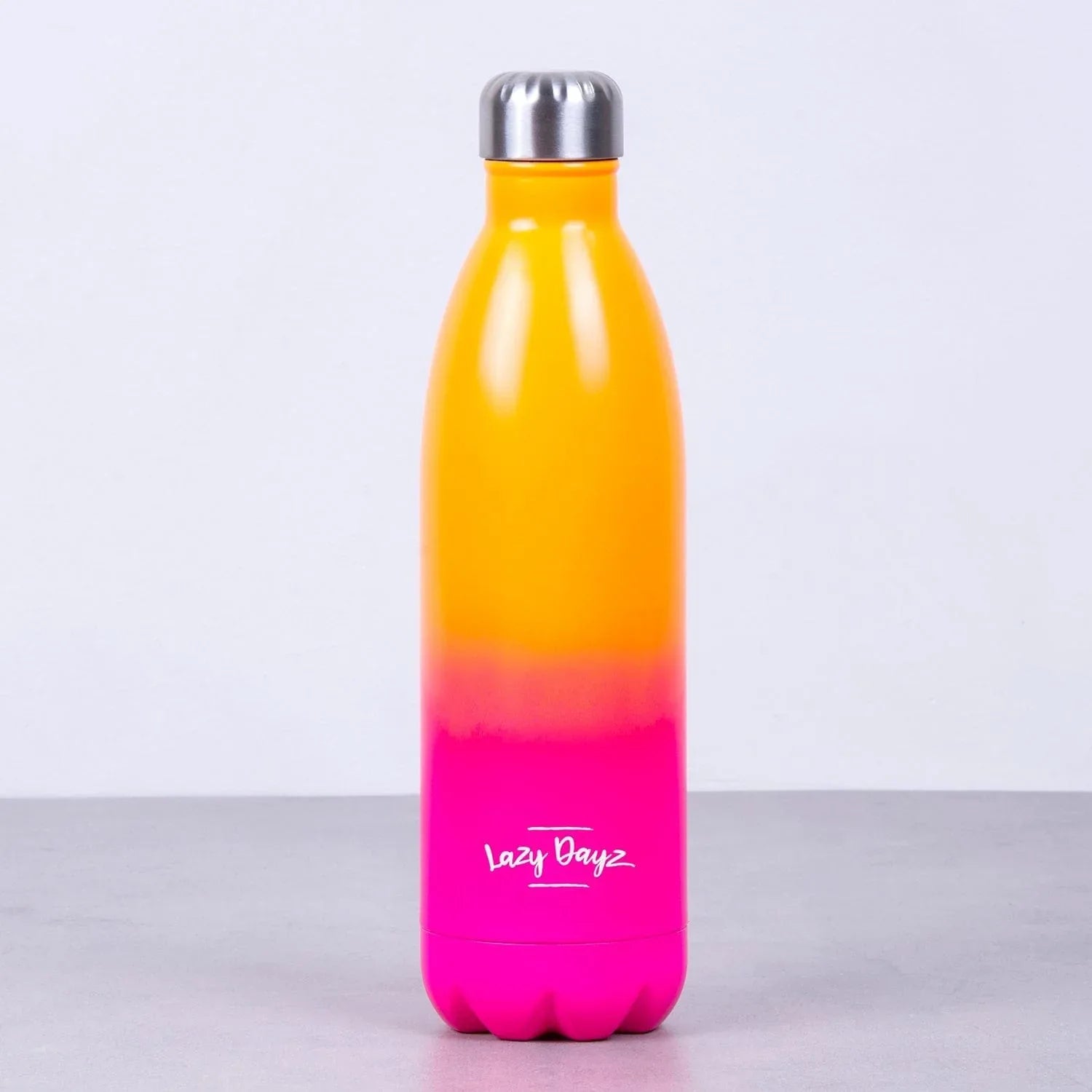 Lazy Dayz Jumbo Drink Bottle 1L - Orange Pink Ombre - Mekamart Australia