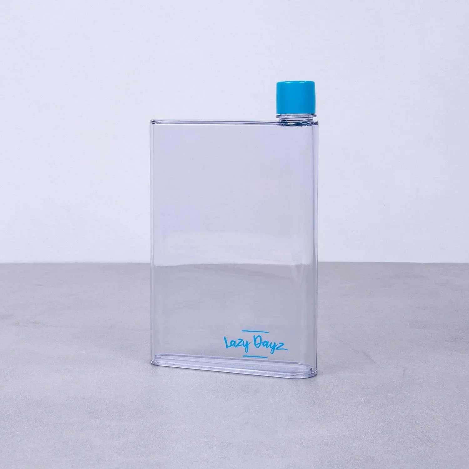 Lazy Dayz Flat Bottle 380ml - Blue - Mekamart Australia