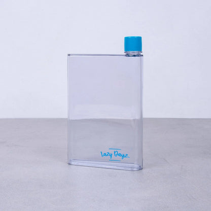 Lazy Dayz Flat Bottle 380ml - Blue - Mekamart Australia
