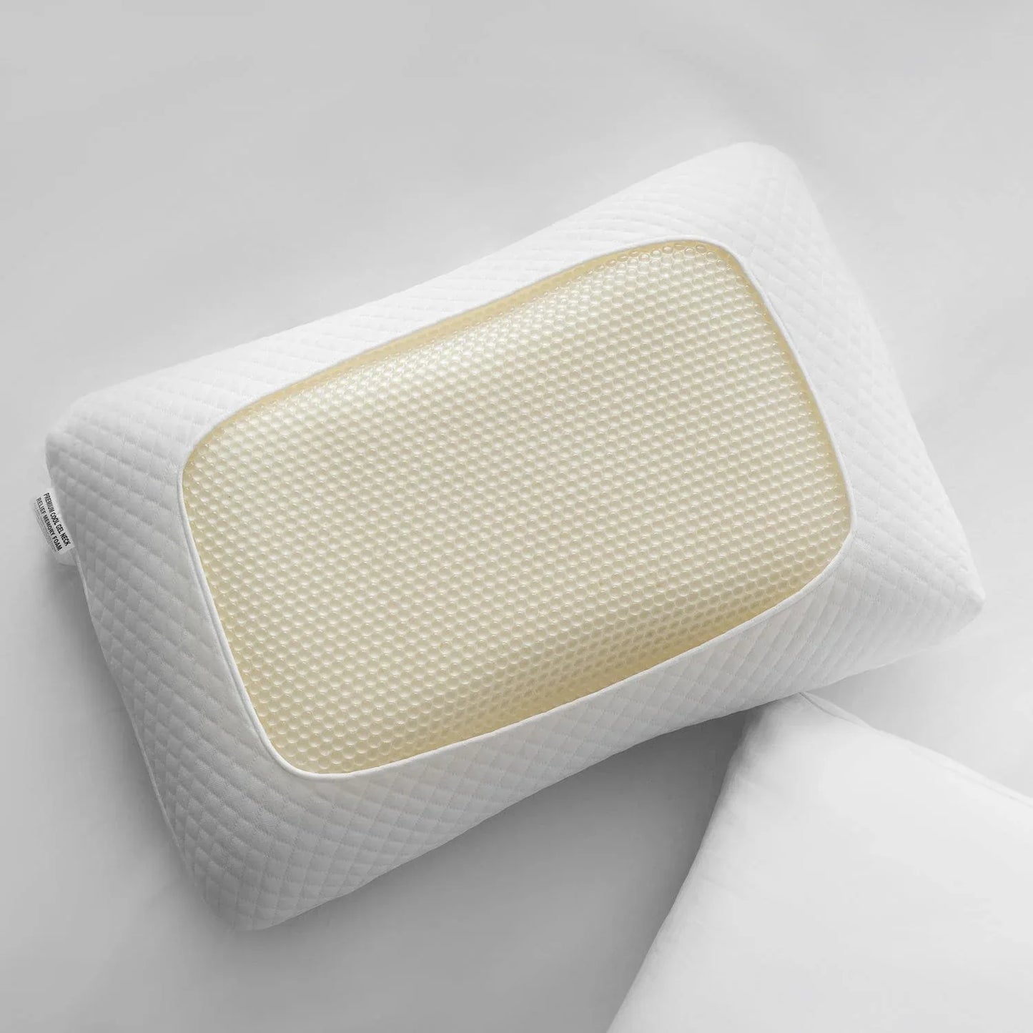 Premium Cool Gel Neck Relief Memory Foam Pillow - Mekamart Australia