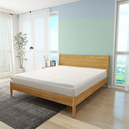 8cm Memory Foam Mattress Topper with Bamboo Cover - Double - Mekamart Australia
