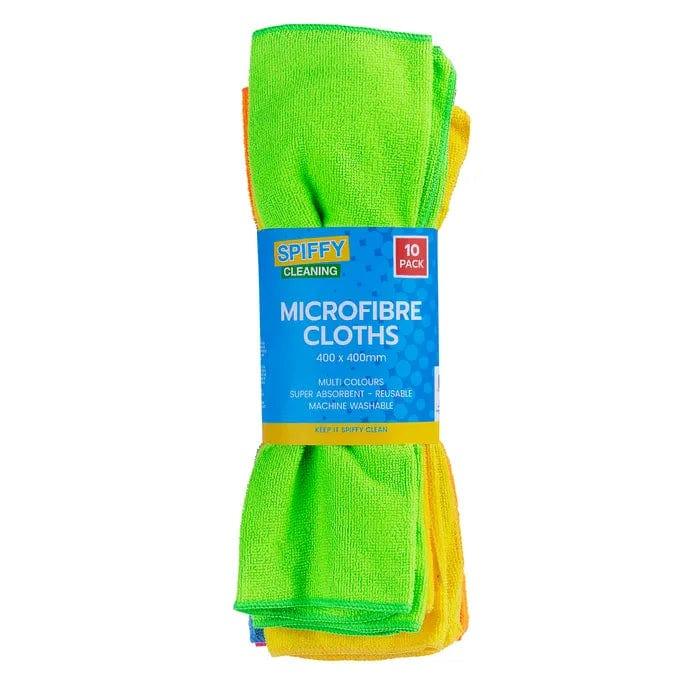 10PK Spiffy 40cm Smart Microfibre Dusting Super Absorbent Kitchen Cloths - Mekamart Australia