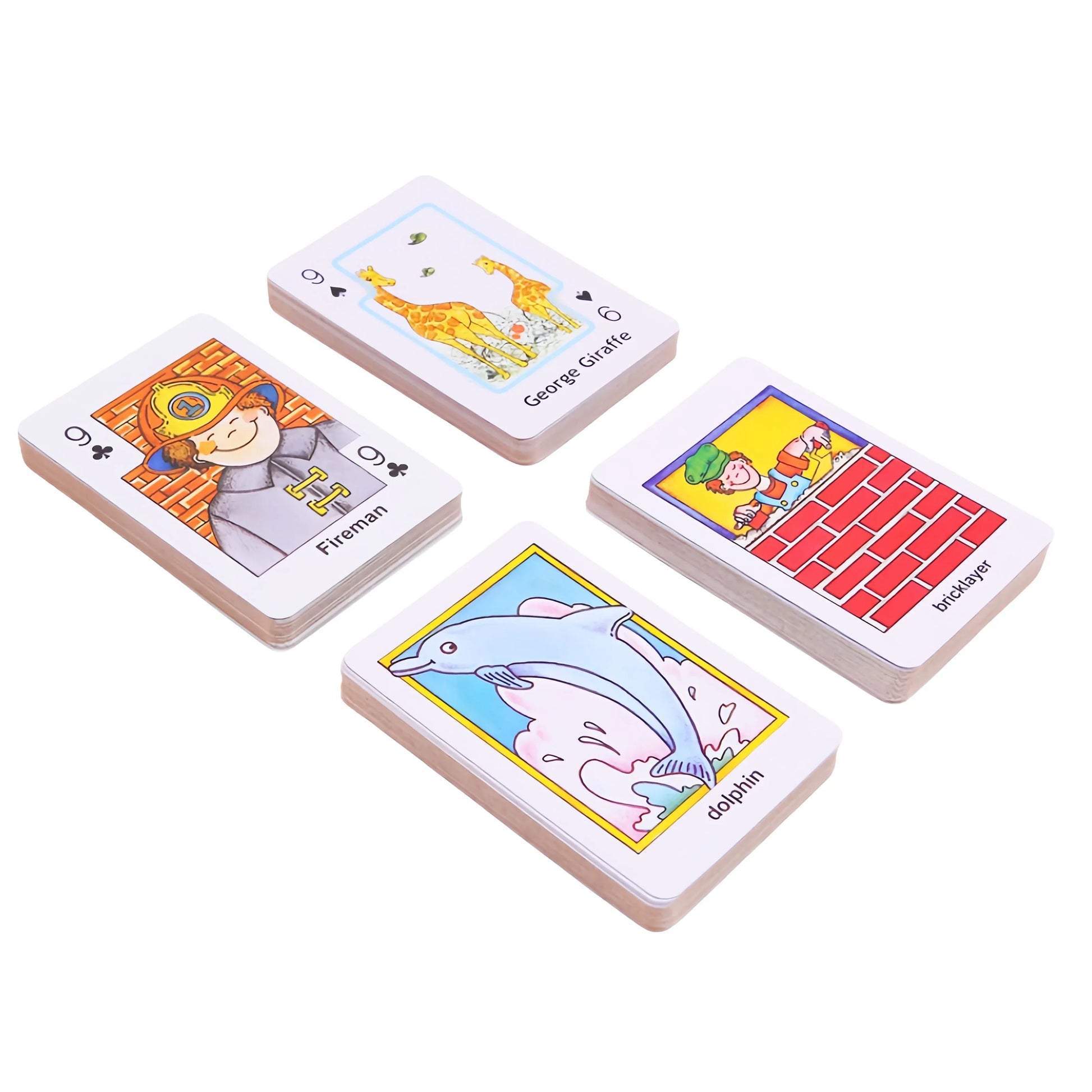 Crazy Eight Hearts Old Maid Fish Educational children card games - Crazy Eight - Mekamart Australia