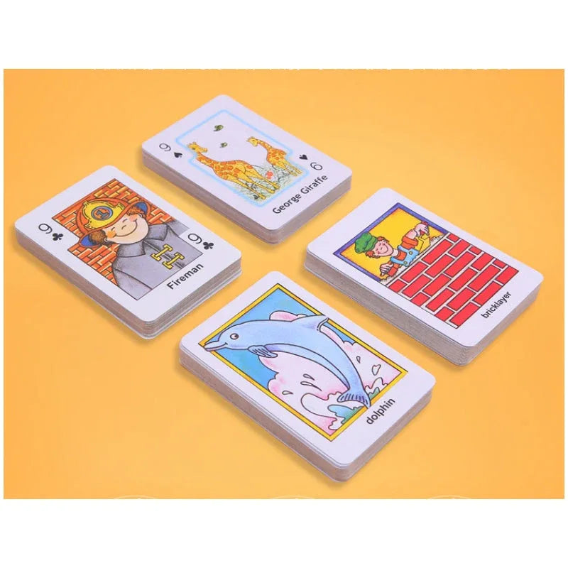 Crazy Eight Hearts Old Maid Fish Educational children card games - Crazy Eight - Mekamart Australia