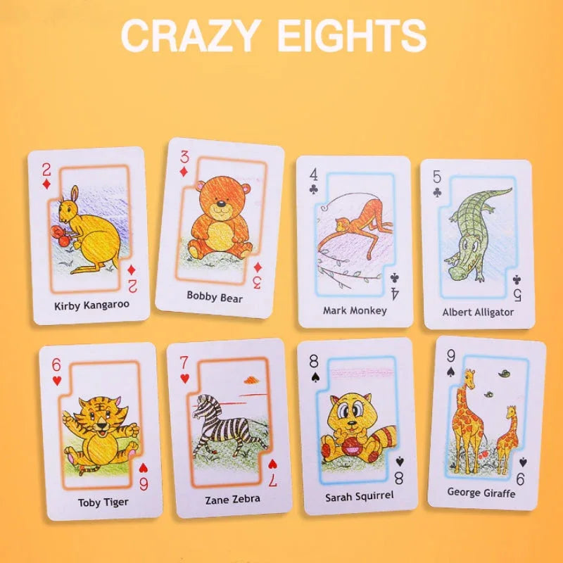 Crazy Eight Hearts Old Maid Fish Educational children card games - Fish - Mekamart Australia