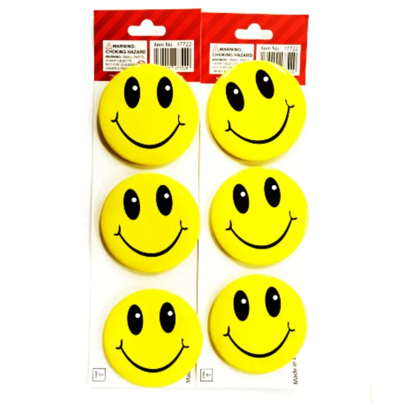 Smiley face badges - Small 3cm - Mekamart Australia