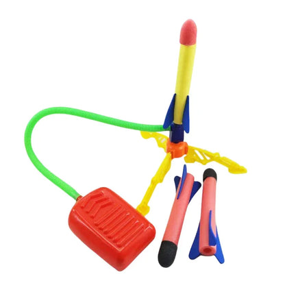 Air Power Foam Rocket Shoot Up Stomp Launcher Kids Outdoor Activities Toys - Mekamart Australia