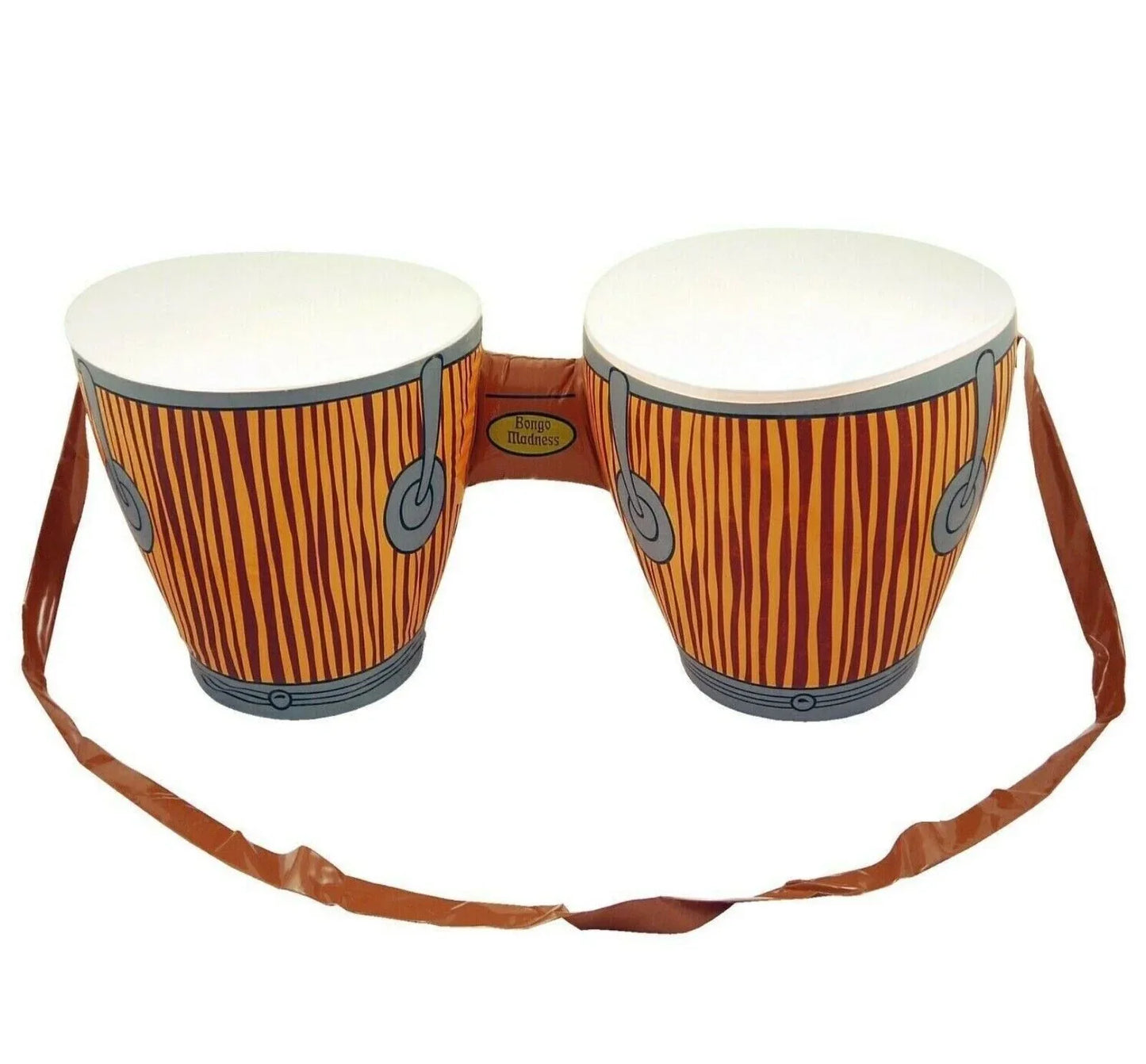 Inflatable Double Bongo Drums African Tropical Beach Party Fancy Dress Hawaiian Luau - Mekamart Australia