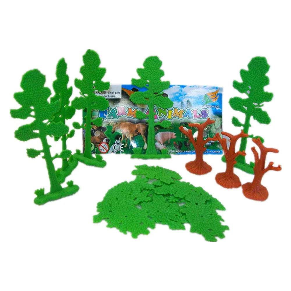 Toy Farm trees 8 Pcs - Mekamart Australia