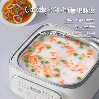 Hoper Layer Multifunctional Three-layer Stainless Steel Steamer AU Modeal - Mekamart Australia