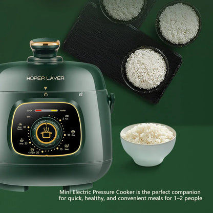 Hoper Layer Mini Electric Pressure Cooker – HL-MP160 3-Cup Small Rice Cooker - Mekamart Australia