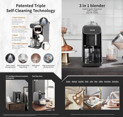 Joyoung K1S Pro Soymilk Machine Soybean Milk Coffee Maker Juicer Water Dispenser - Mekamart Australia