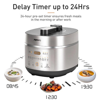 Joyoung Induction Heating Pressure Cooker 5L Double Liner Pot AU Version - Mekamart Australia