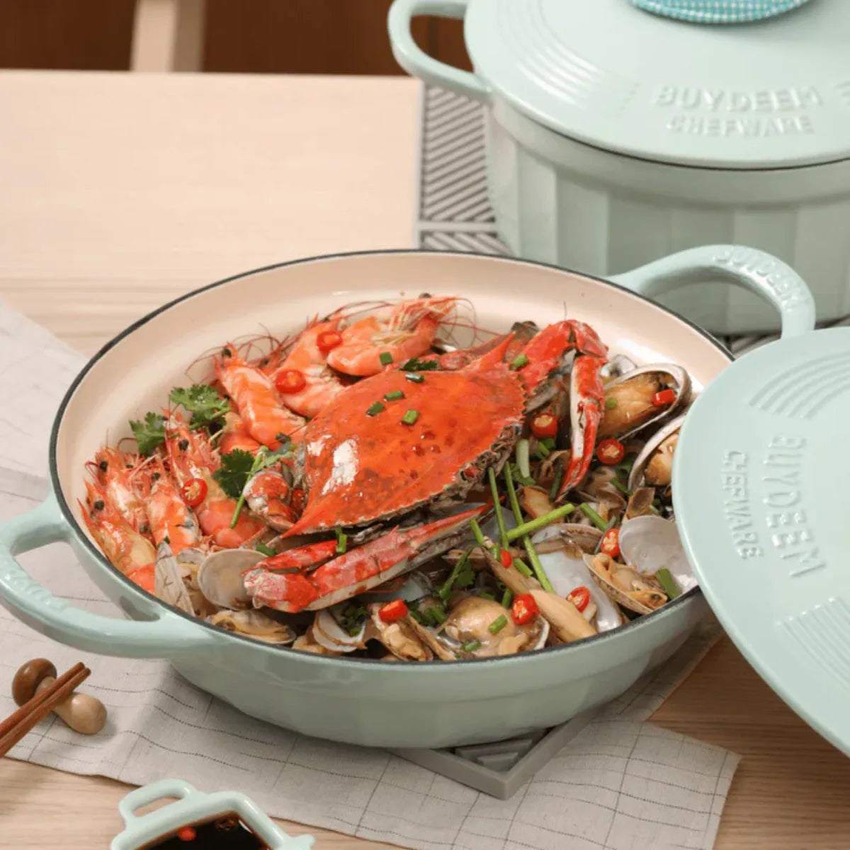 BUYDEEM CP581 Enameled Cast Iron Dutch Oven - Mekamart Australia