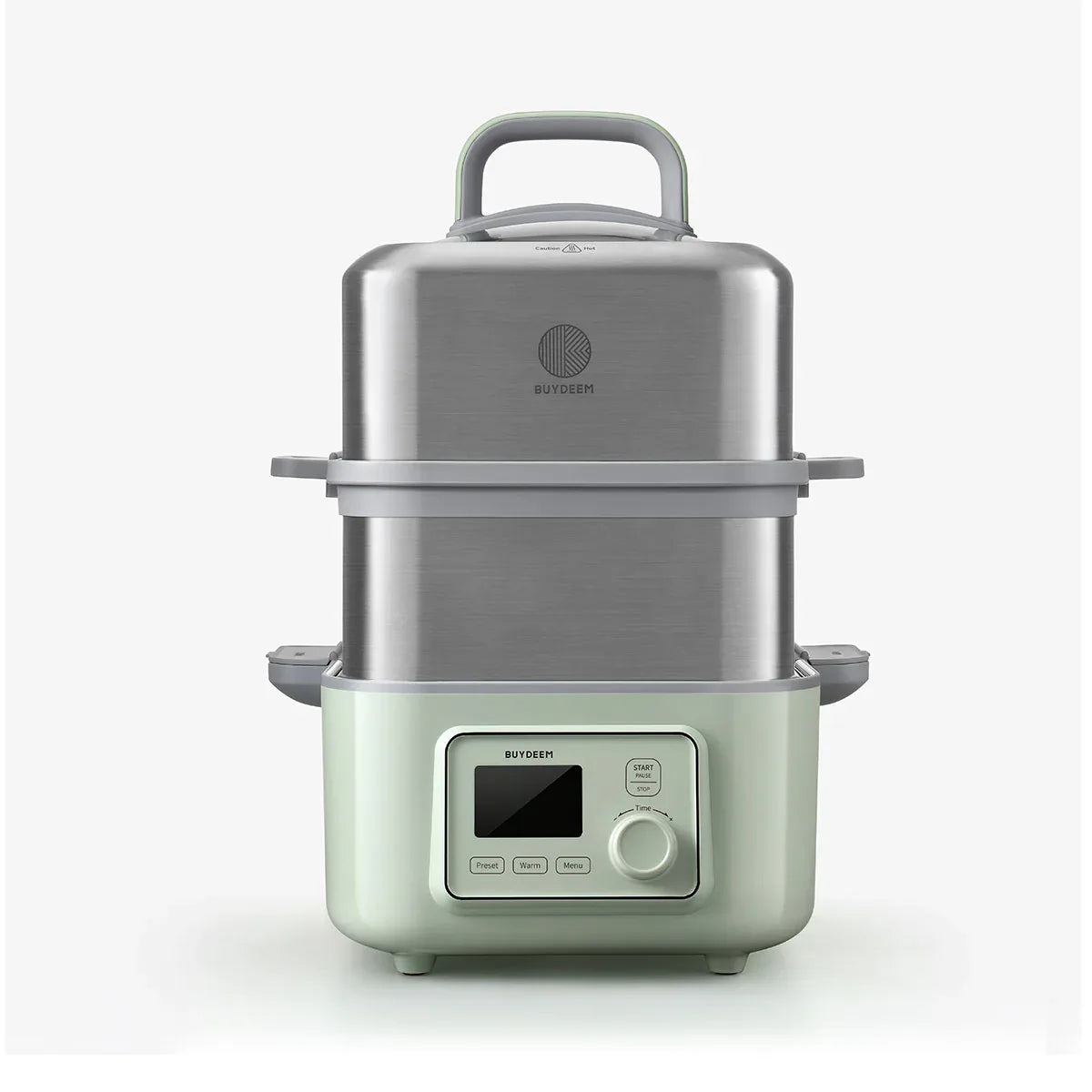 BUYDEEM Double Tier 10L Electric One Touch Digital Multifunctional Food Steamer - Mekamart Australia