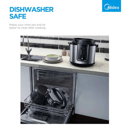 Midea 5.7L 12 Programs Pressure Cooker - Mekamart Australia