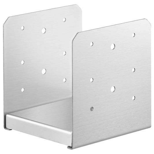 VEVOR 152.4x152.4 Post Base, 1Pcs Stainless Steel Adjustable Post Anchor Bracket(Internal 150 x 139.7), Adjustable Post Base for Pavilion Deck Porch Handrail Railing Support Decorative Anchor Plate - Mekamart Australia