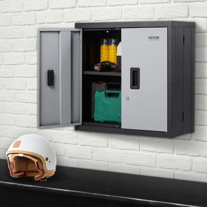 VEVOR Foldable Wall Cabinet Garage Cabinet Wall Mounted 26 - Mekamart Australia