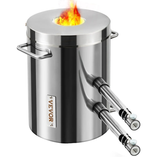 VEVOR 12KG Propane Smelting Furnace Kit Melting Furnace Double Burners 2700℉ - Mekamart Australia